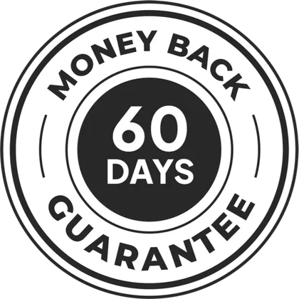 AlkaMelt 60-day money-back guarantee seal